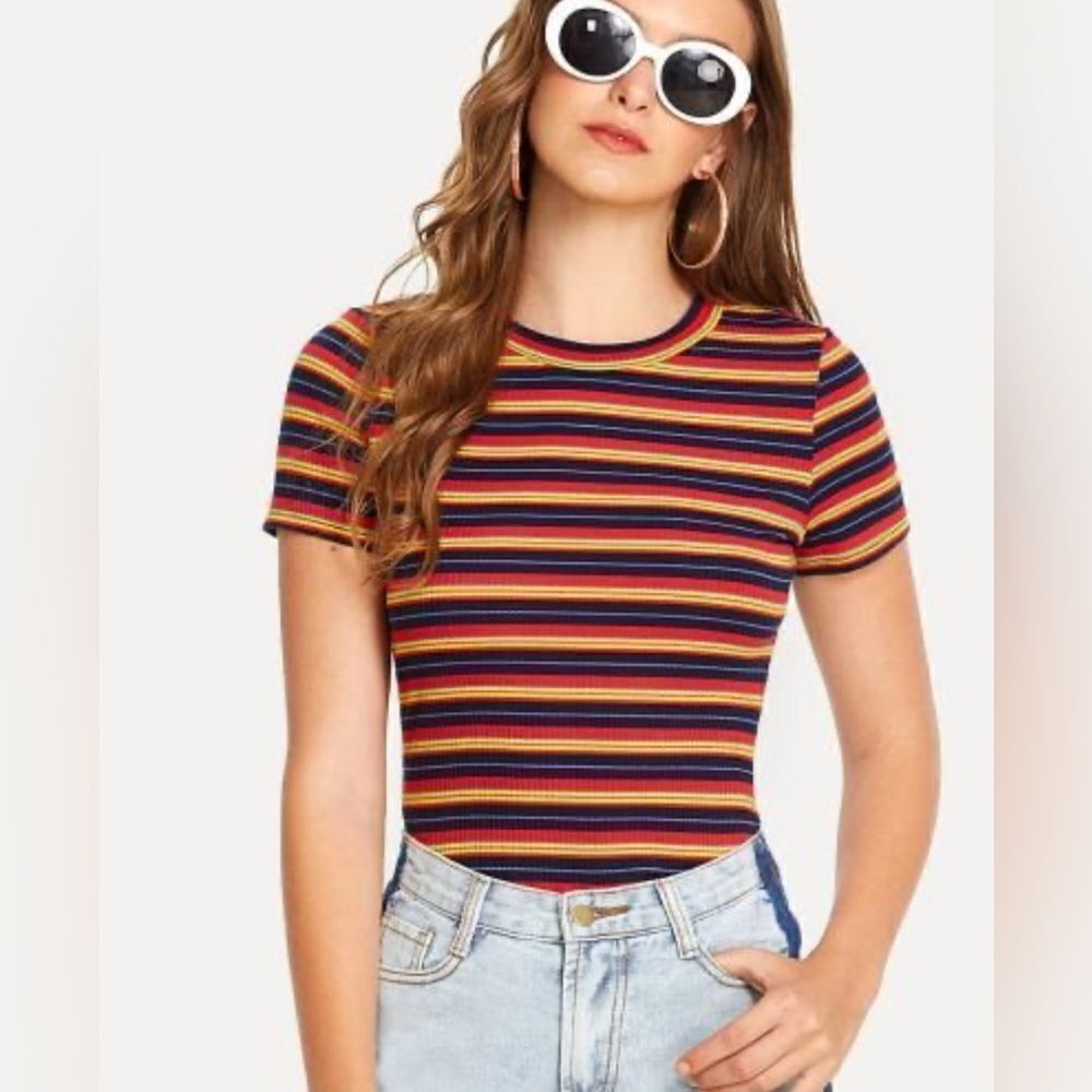 Shein size large short sleeve top
